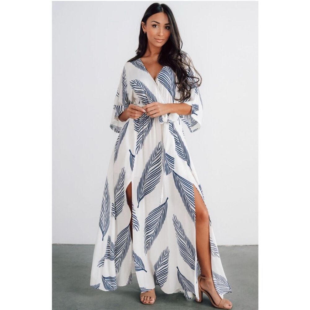 Baltic Born Corinth Maxi women's wrap Dress Size Small